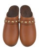 Celine Leather Studded Accents Mules