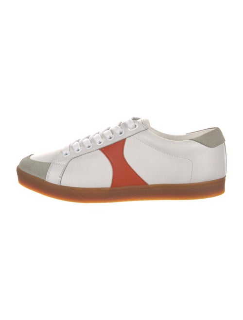 Celine Leather Colorblock Pattern Sneakers