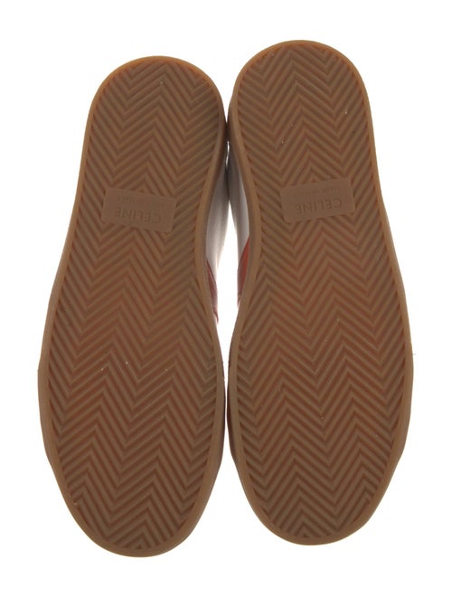 Celine Leather Colorblock Pattern Sneakers