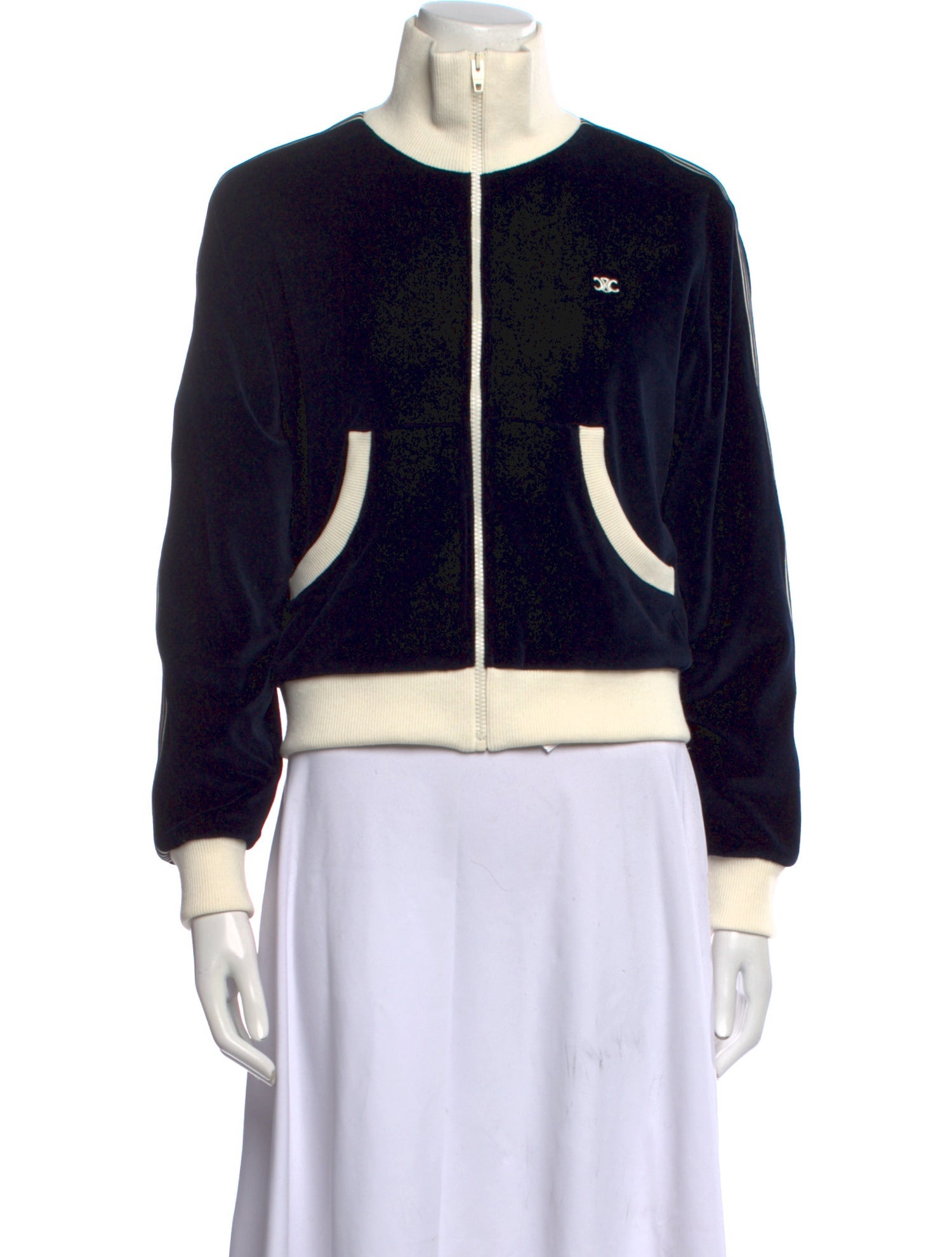 Celine Colorblock Pattern Evening Jacket w/ Tags