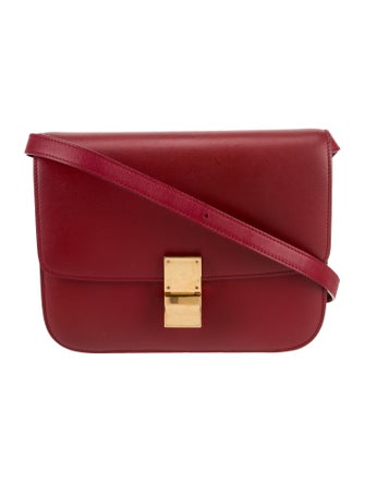 Celine Leather Shoulder Bag Medium