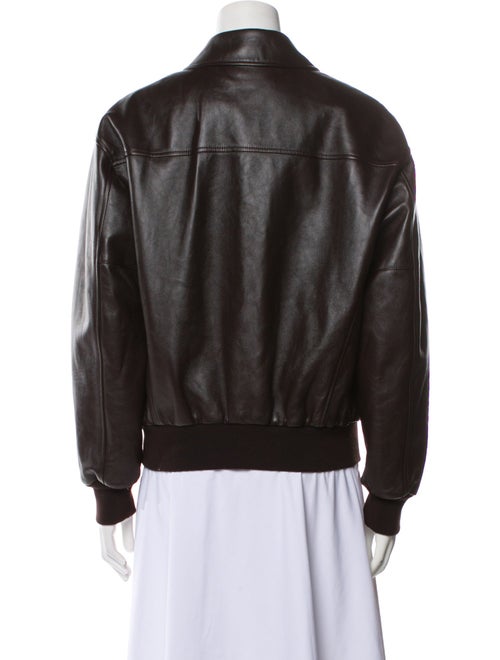 Celine Loose Aviator Lambskin Bomber Jacket