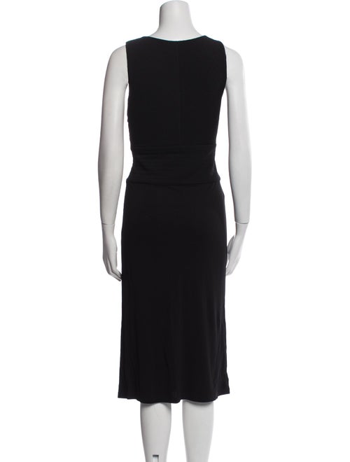 Celine V-Neck Midi Length Dress