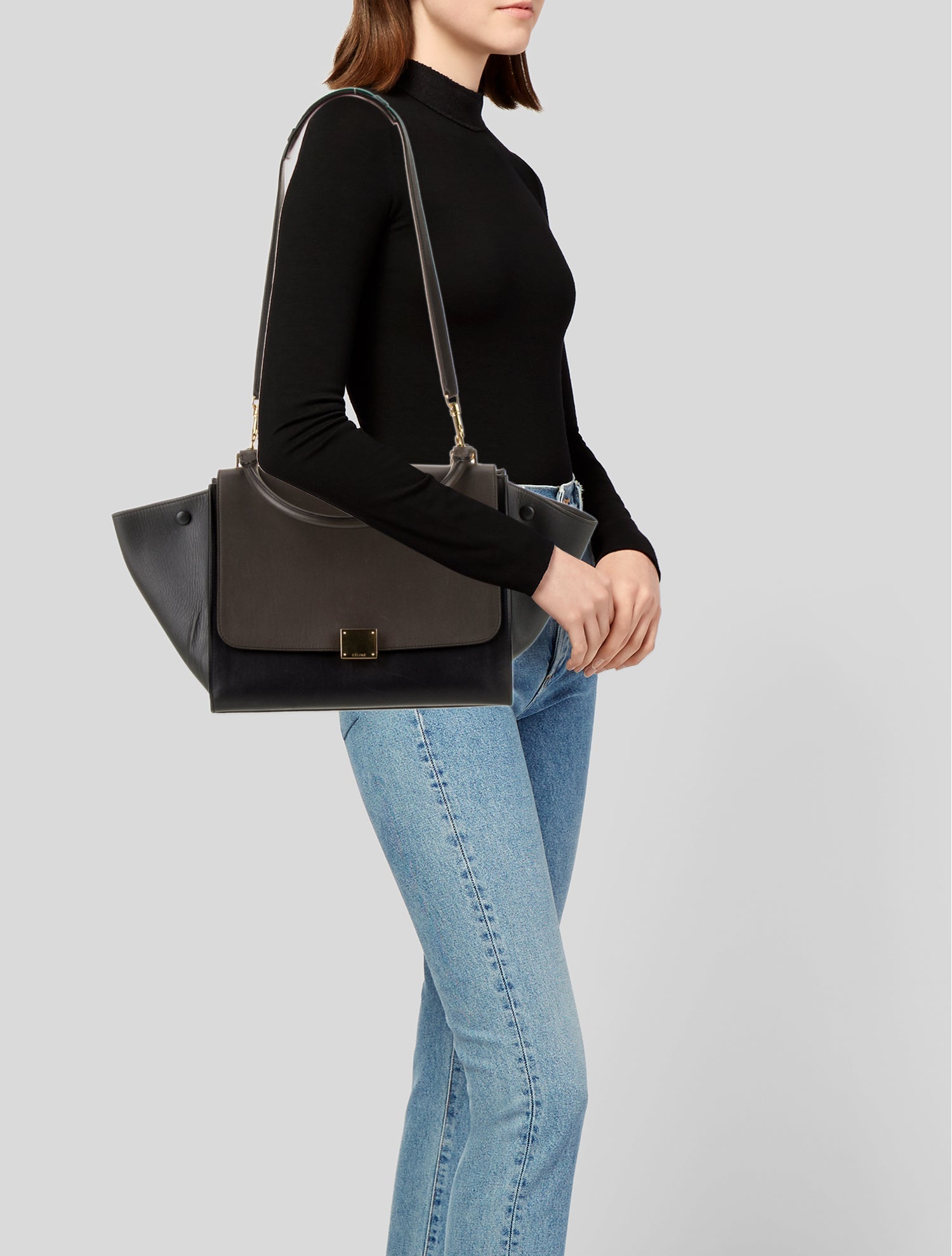 Celine Leather Trapeze Medium