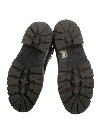 Celine Leather Combat Boots