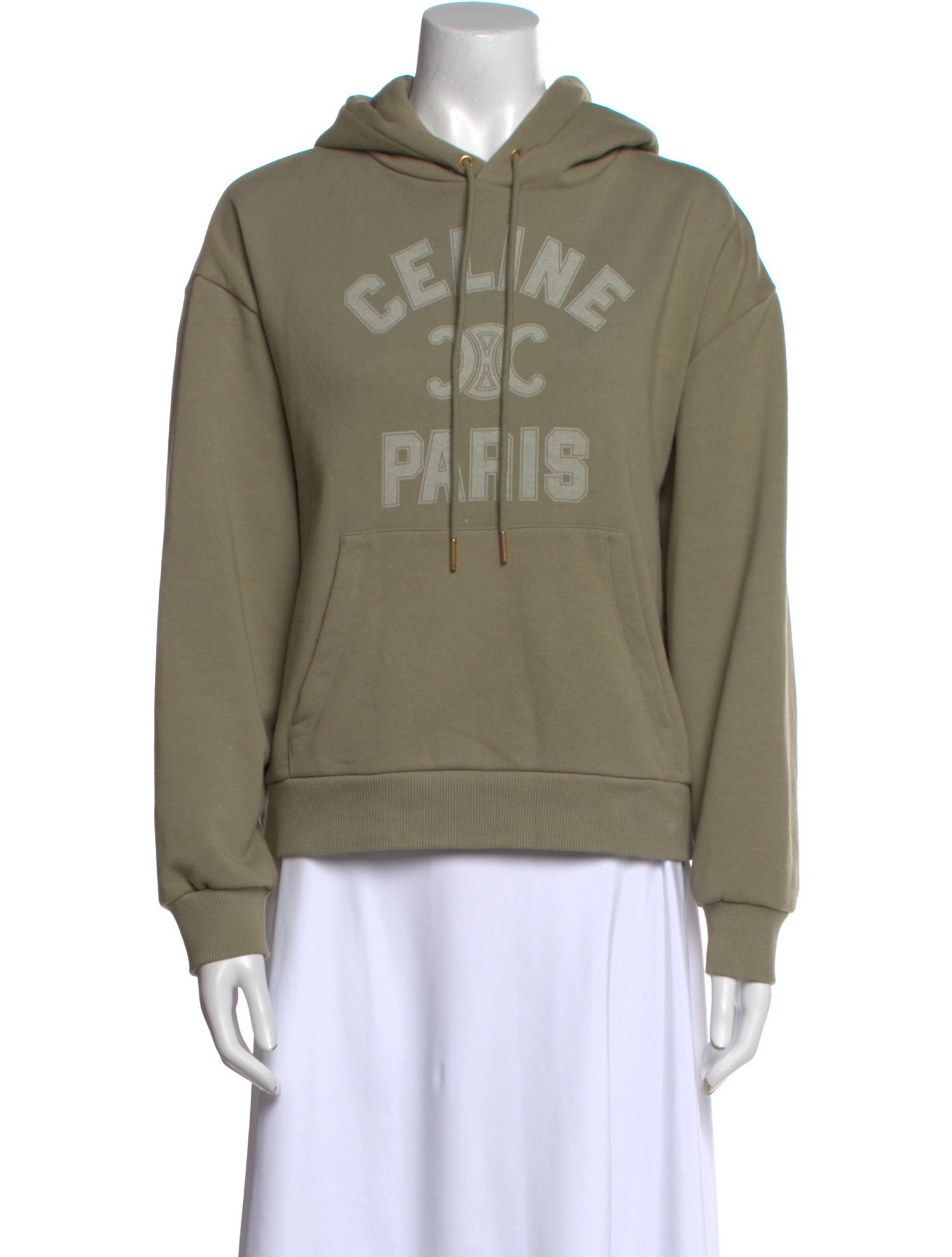 Celine Graphic Print Crew Neck Sweatshirt