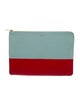 Celine Leather Bicolor Solo clutch pouch