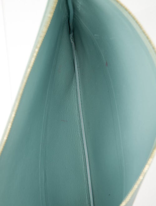 Celine Leather Bicolor Solo clutch pouch