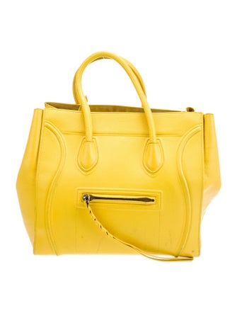 Celine Leather Luggage Phantom Medium