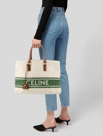 Celine Tweed Horizontal Cabas