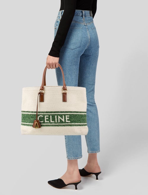 Celine Tweed Horizontal Cabas