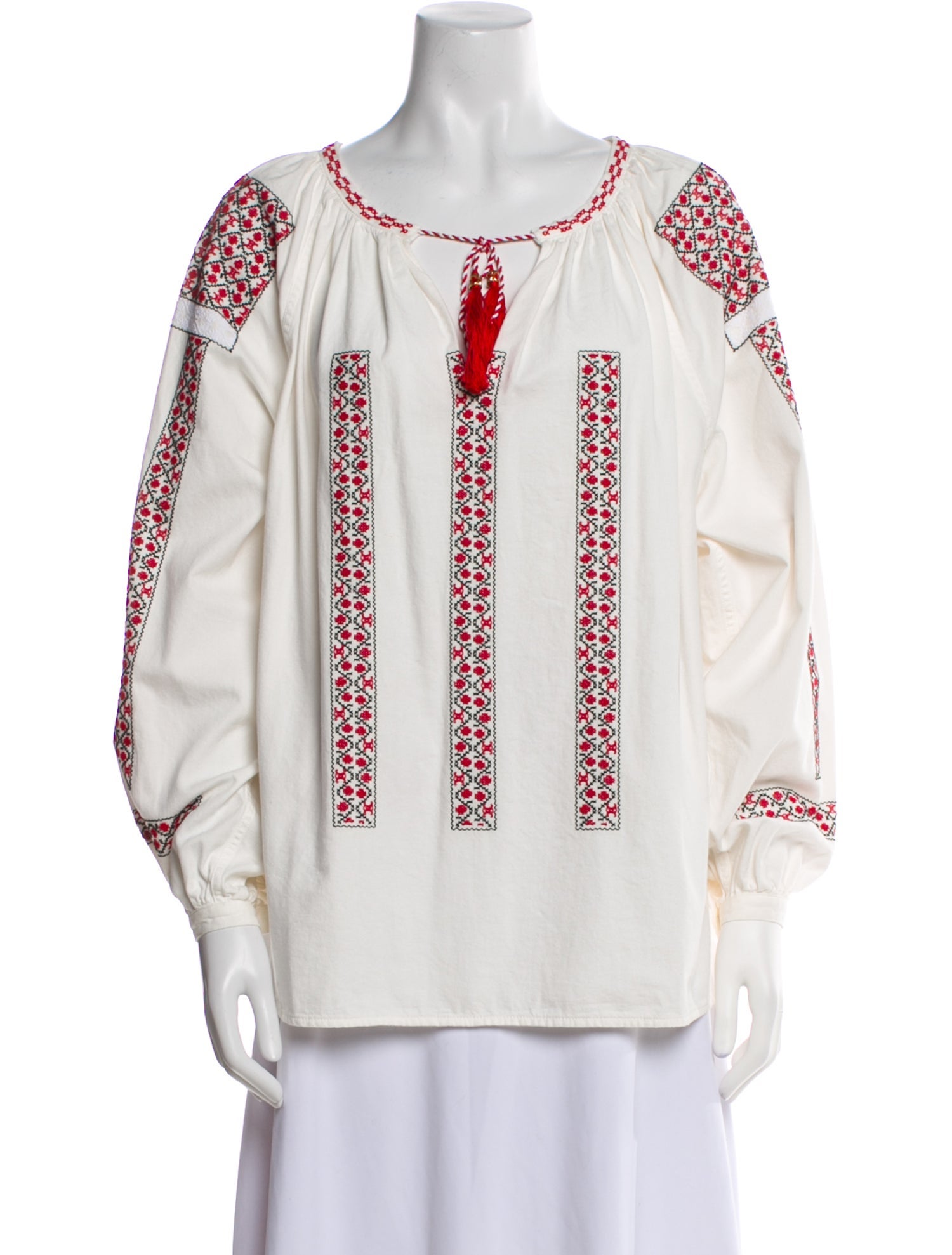 Celine Long Sleeve Printed Tunic