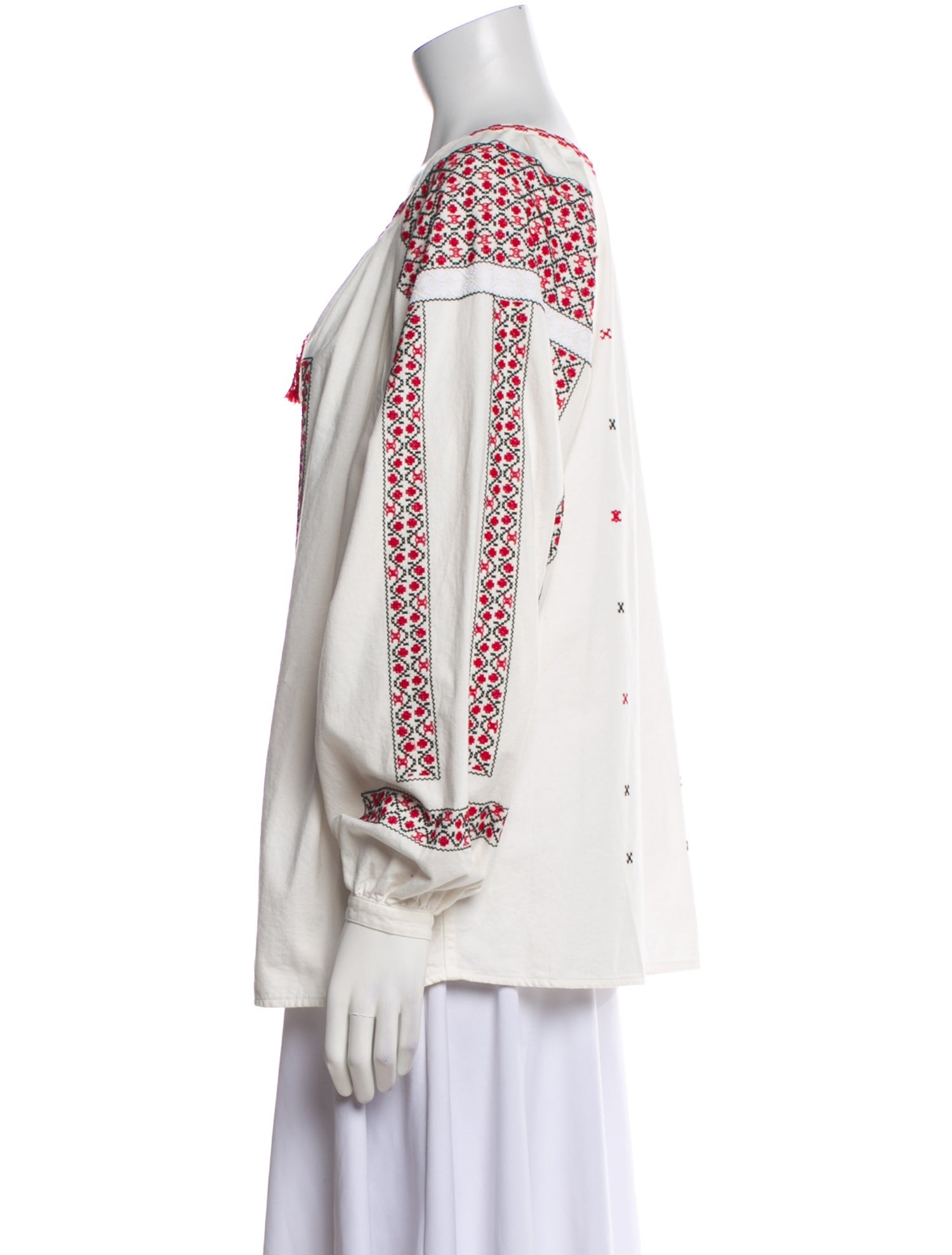 Celine Long Sleeve Printed Tunic