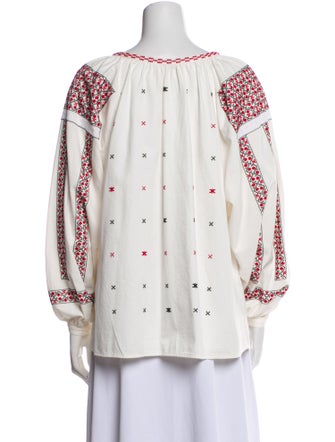 Celine Long Sleeve Printed Tunic
