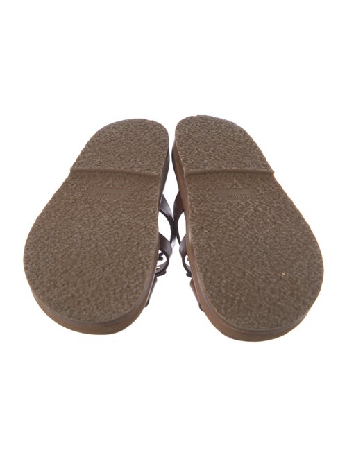 Celine Leather Studded Accents Slides