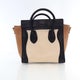 Celine Leather Tricolor Luggage Nano