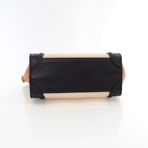 Celine Leather Tricolor Luggage Nano