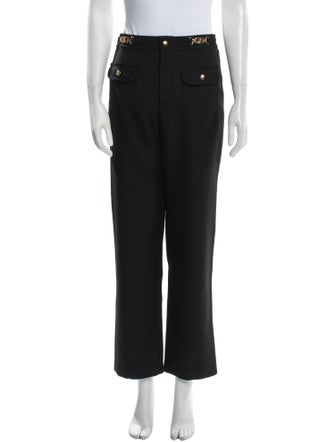 Celine Gourmettes Triomphe Straight Leg Pants