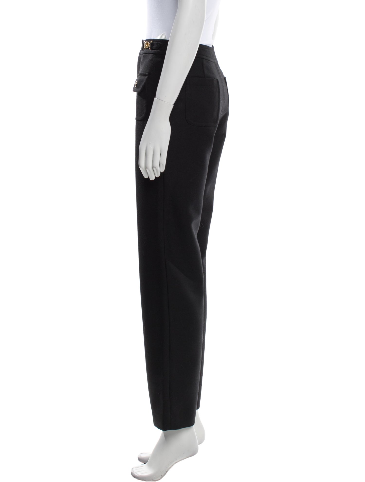 Celine Gourmettes Triomphe Straight Leg Pants