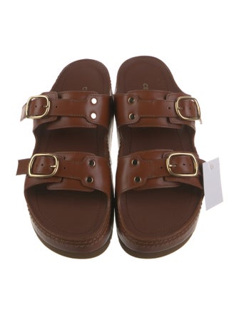 Celine 2025 Polly Wedge Slides Slides