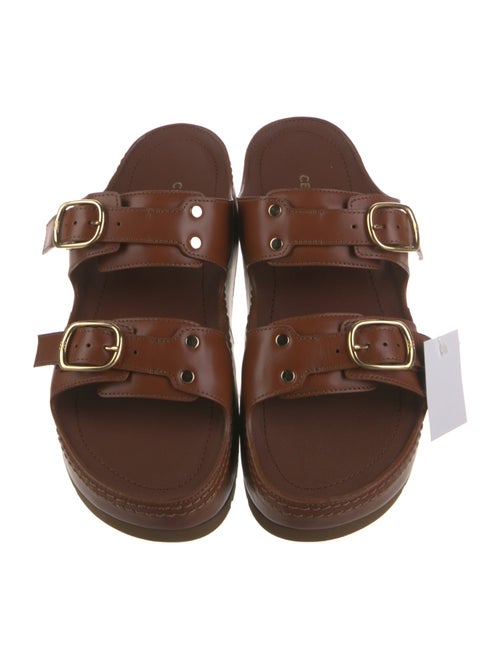 Celine 2025 Polly Wedge Slides Slides