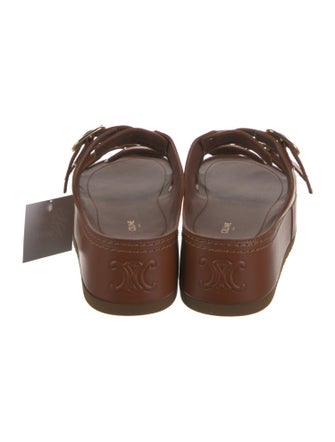 Celine 2025 Polly Wedge Slides Slides
