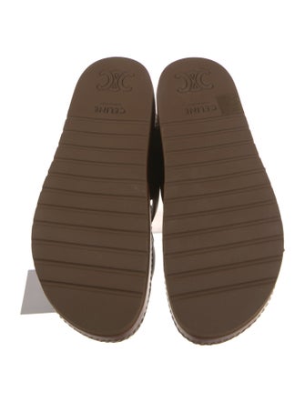 Celine 2025 Polly Wedge Slides Slides