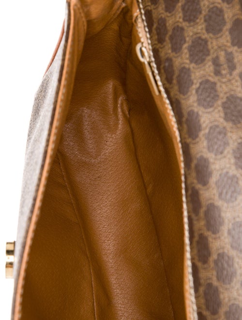 Celine Triomphe Macadam coated canvas shoulder bag