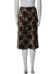 Celine Printed Knee-Length Skirt