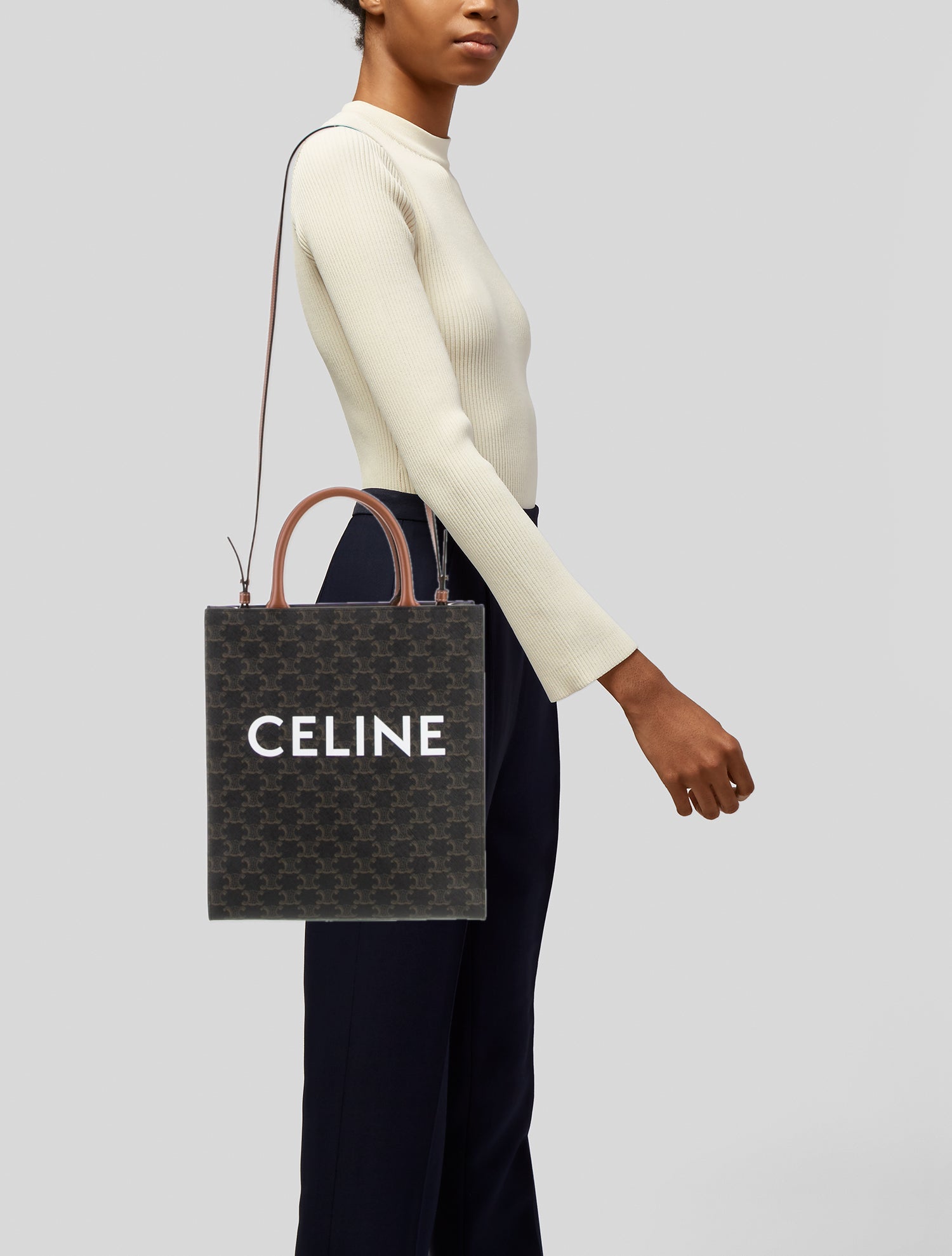 Celine Triomphe Vertical Cabas