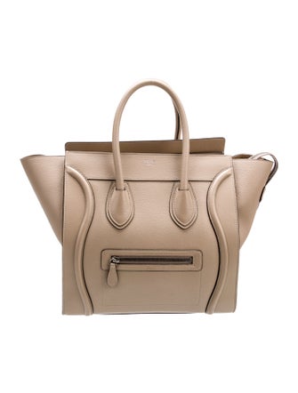 Celine Leather Luggage Mini