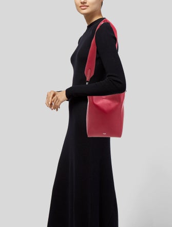Celine Leather Seau Sangle Small