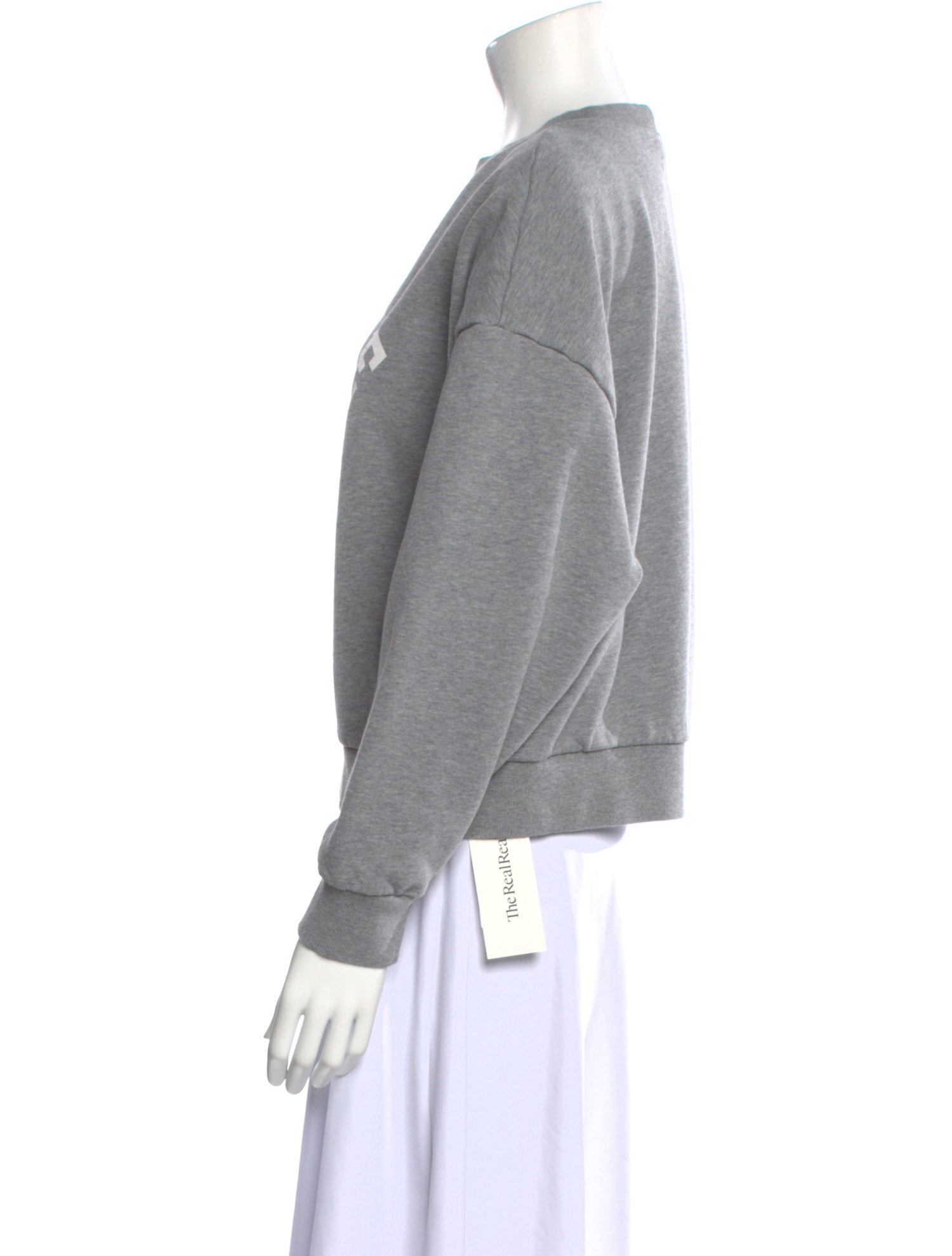 Celine Triomphe Logo Print Pullover Graphic Print Sweatshirt