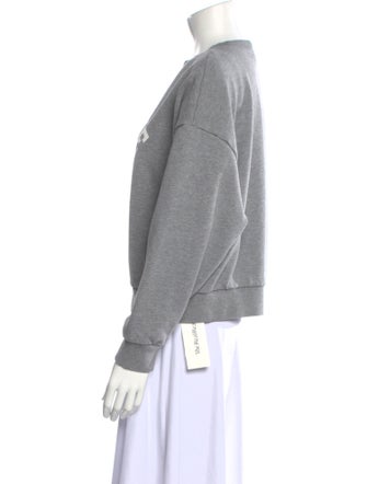 Celine Triomphe Logo Print Pullover Graphic Print Sweatshirt