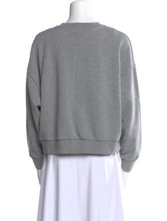 Celine Triomphe Logo Print Pullover Graphic Print Sweatshirt