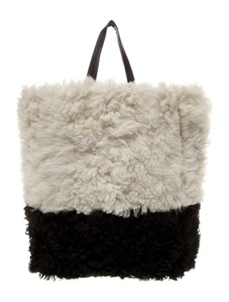 Celine Shearling Backpack