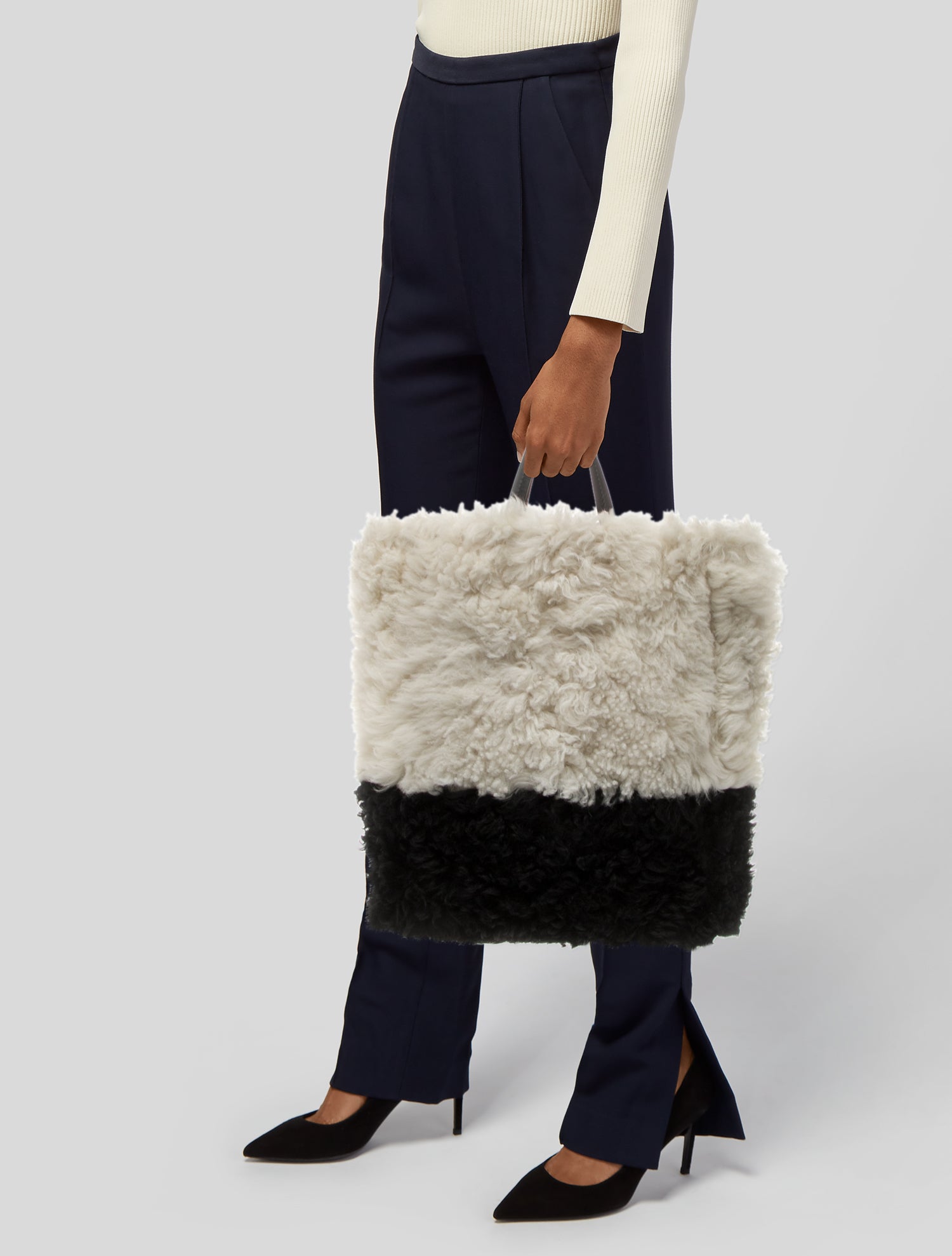 Celine Shearling Backpack