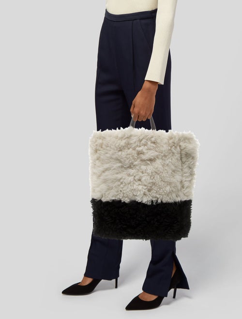 Celine Shearling Backpack