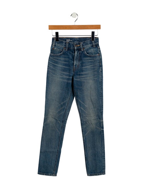 Celine Mid-Rise Skinny Leg Jeans