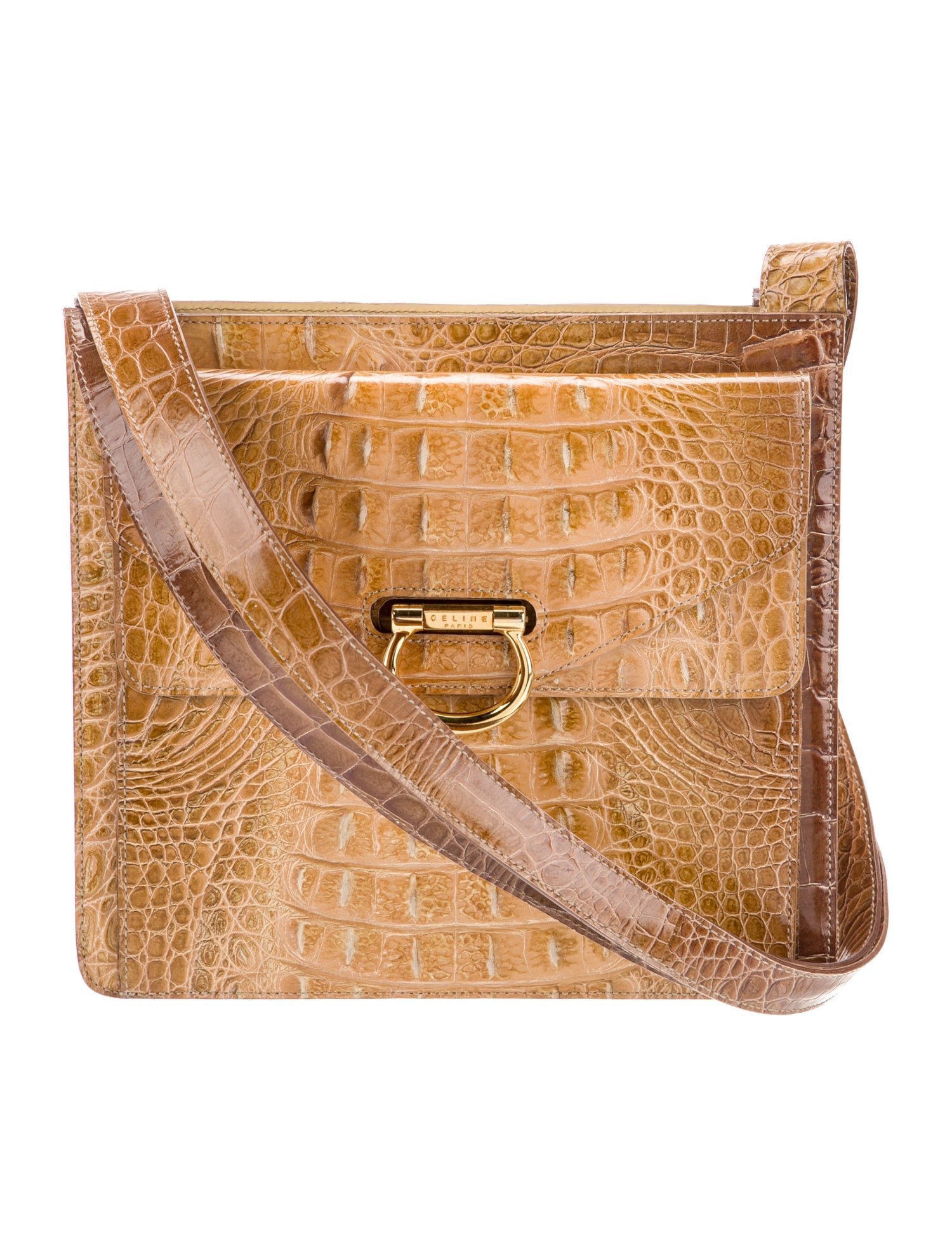 Celine Leather Shoulder Bag Vintage