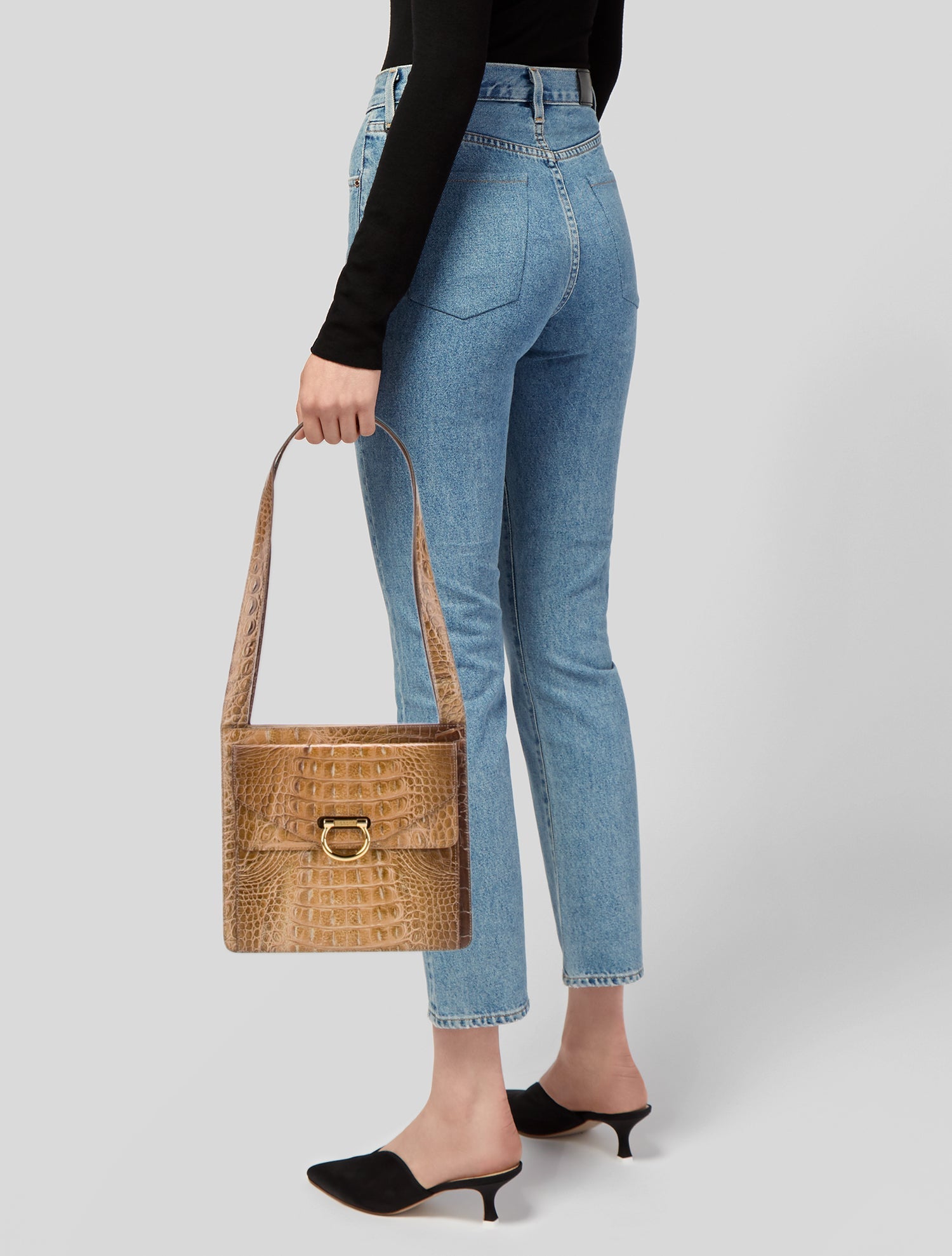 Celine Leather Shoulder Bag Vintage