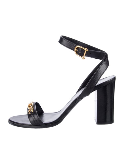 Celine Triomphe Leather Sandals