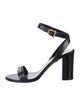 Celine Triomphe Leather Sandals