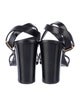 Celine Triomphe Leather Sandals