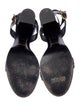 Celine Triomphe Leather Sandals