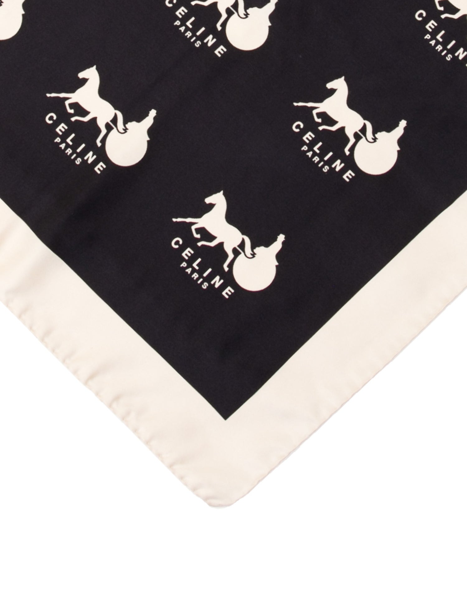 Celine Silk Floral Print Scarf