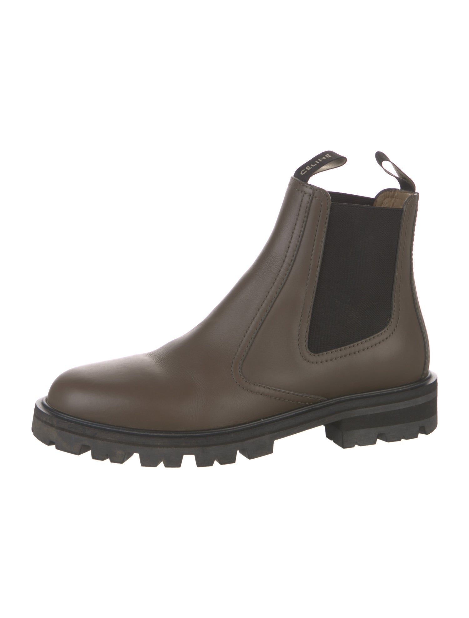 Celine Leather Chelsea Boots