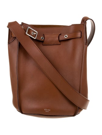 Celine Leather Big Bucket w/Strap