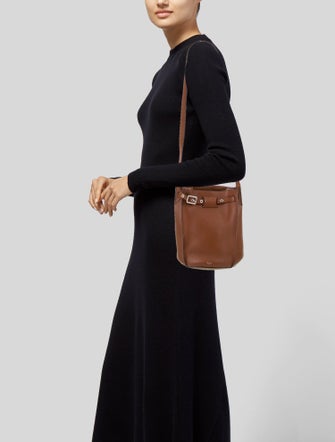 Celine Leather Big Bucket w/Strap