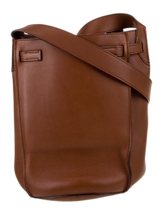 Celine Leather Big Bucket w/Strap
